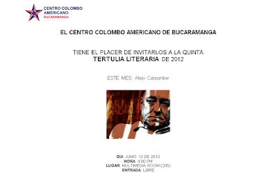 Tertulia Alejo Carpentier